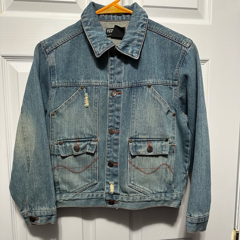 French Toast Girls Demin Jean Jacket size Large (10-12)